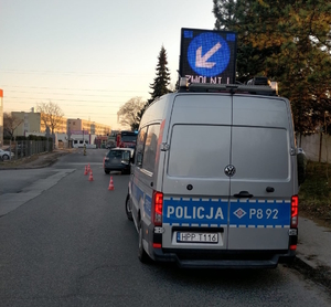 Na zdjęciu oznakowany radiowóz Policji
