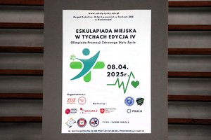 Na zdjęciu plakat Eskulapiady Miejskiej