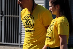 Na zdjęciu przedstawiciele Klubu Sportowego Polon Tychy