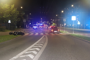 zdjęcie miejsca zdarzenia drogowego