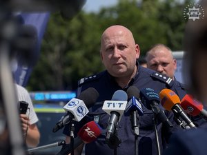 Na zdjęciu Zastępca Komendanta Wojewódzkiego Policji w Katowicach insp. Jacek Stelmach