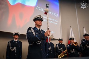 Na zdjęciu policjanci z Orkiestry Komendy Wojewódzkiej Policji w Katowicach