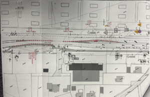 kolorowe zdjęcie planu organizacji ruchu na terenie miasta Tychy