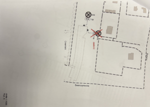 kolorowe zdjęcie planu organizacji ruchu na terenie miasta Tychy