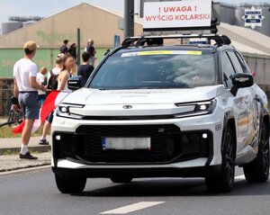 Samochód pilota wyścigu.